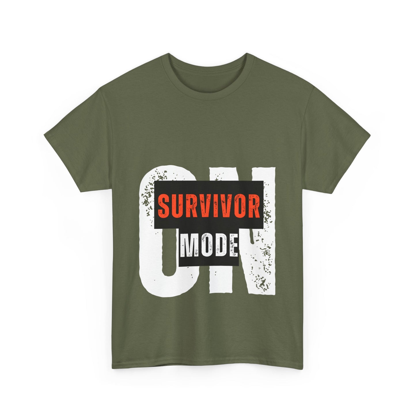 π¨βπ©βπ§βπ¦ "Survivor Mode ON β Mom & Dad Edition" T-Shirt
